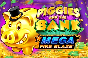 Playtech : Mega Fire Blaze: Piggies and the Bank™ - IDAGENT138