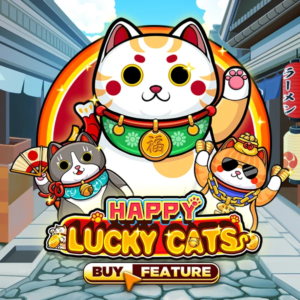 Microgaming : Happy Lucky Cats - IDAGENT138