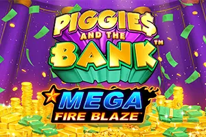 Playtech : Mega Fire Blaze: Piggies and the Bank™ PPJP - IDAGENT138