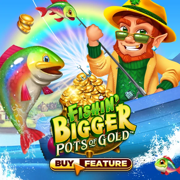 Microgaming : Fishin Bigger Pots of Gold - IDAGENT138